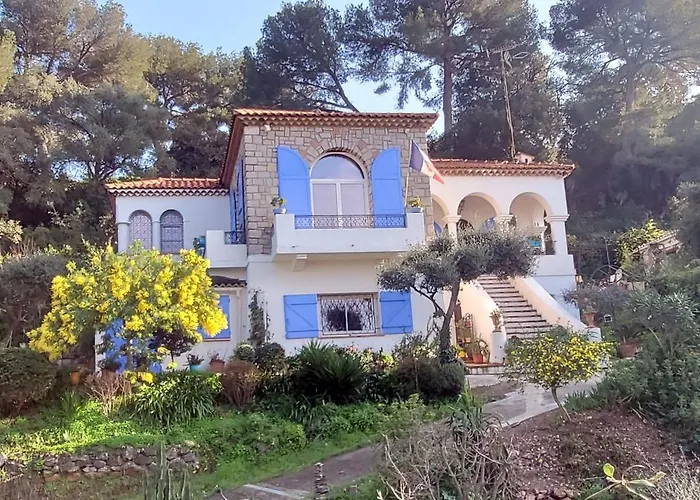 Magnifique "Gite De La Garoupe" Au Cap D'Antibes A 300M Des Plages